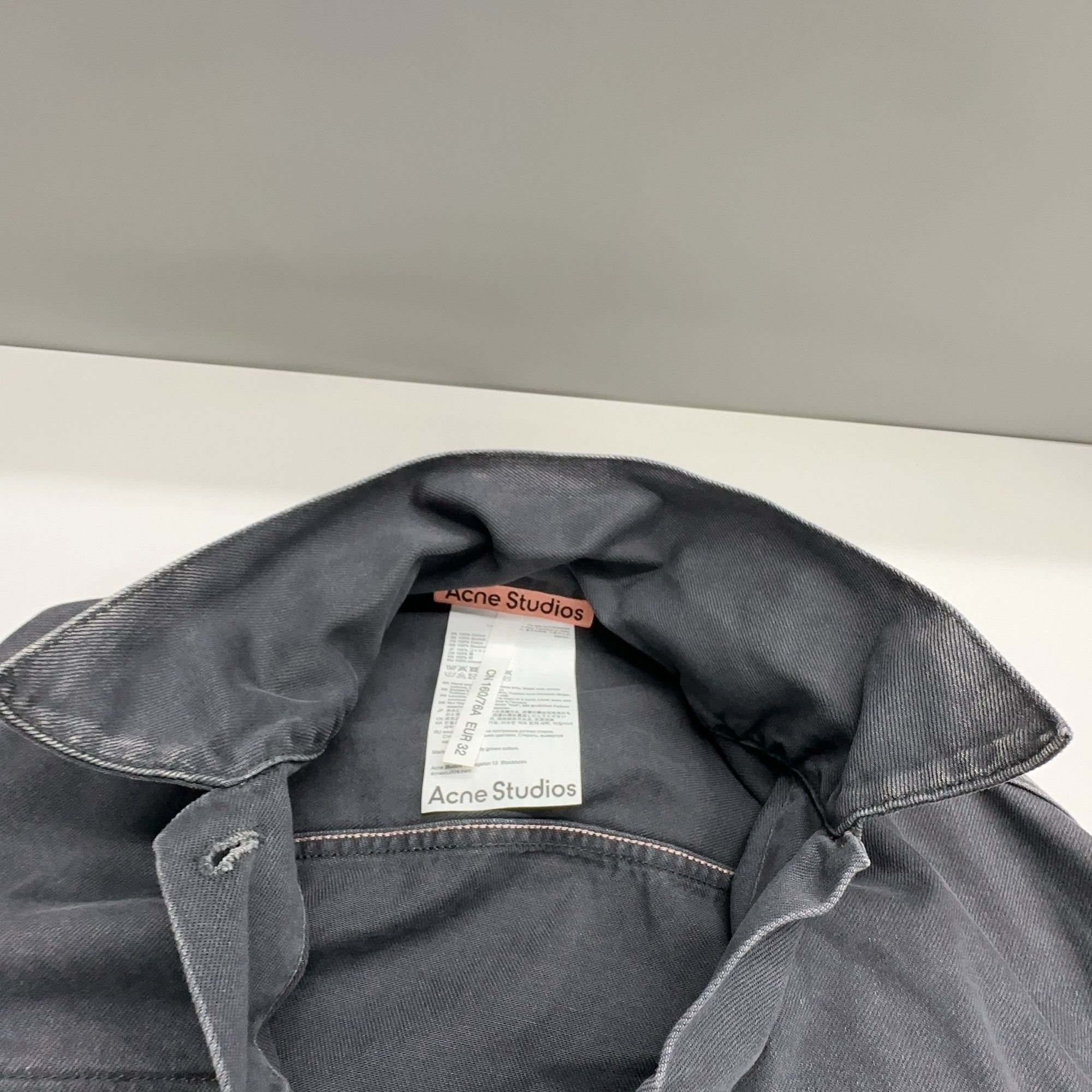Acne Studios Acne Studios Grey Denim Jacket Size 32 Size XXS / US 00 / IT 34 - 6 Thumbnail
