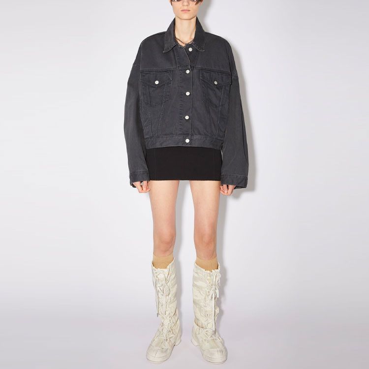 Acne Studios Acne Studios Grey Denim Jacket Size 32 Size XXS / US 00 / IT 34 - 9 Thumbnail