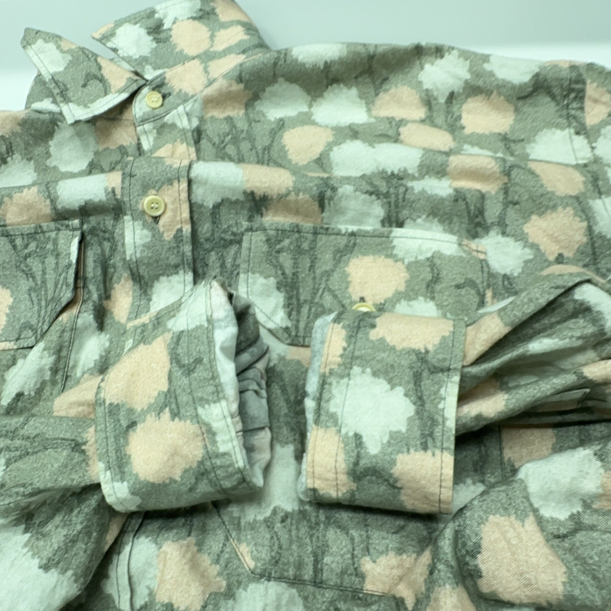 Acne Studios Acne Studios Botanical Print Long Sleeve Shirt XS/S Size US XS / EU 42 / 0 - 6 Thumbnail