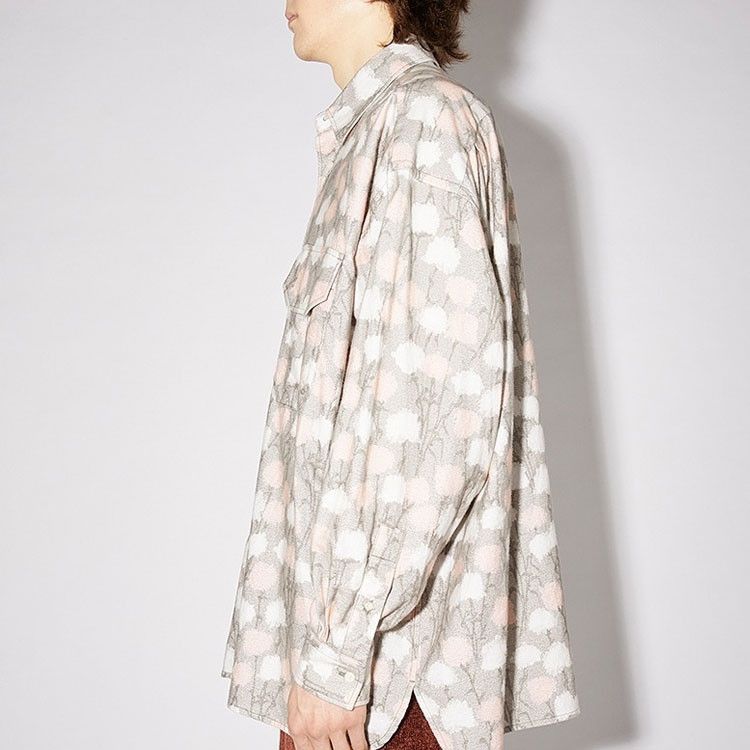 Acne Studios Acne Studios Botanical Print Long Sleeve Shirt XS/S Size US XS / EU 42 / 0 - 9 Thumbnail