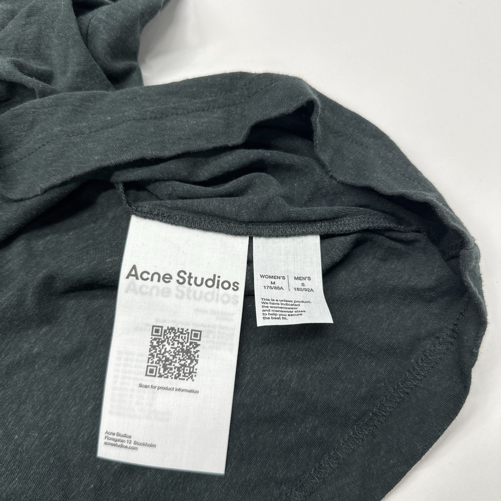 Acne Studios Acne Studios 1996 Logo Long Sleeve T-Shirt Size S Size US S / EU 44-46 / 1 - 4 Thumbnail