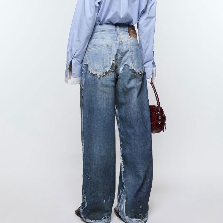 Acne Studios Acne Studios Distressed Denim Jeans Size 28 Size US 28 / EU 44 - 8 Thumbnail
