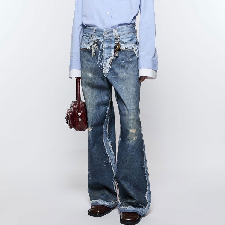 Acne Studios Acne Studios Distressed Denim Jeans Size 28 Size US 28 / EU 44 - 7 Thumbnail