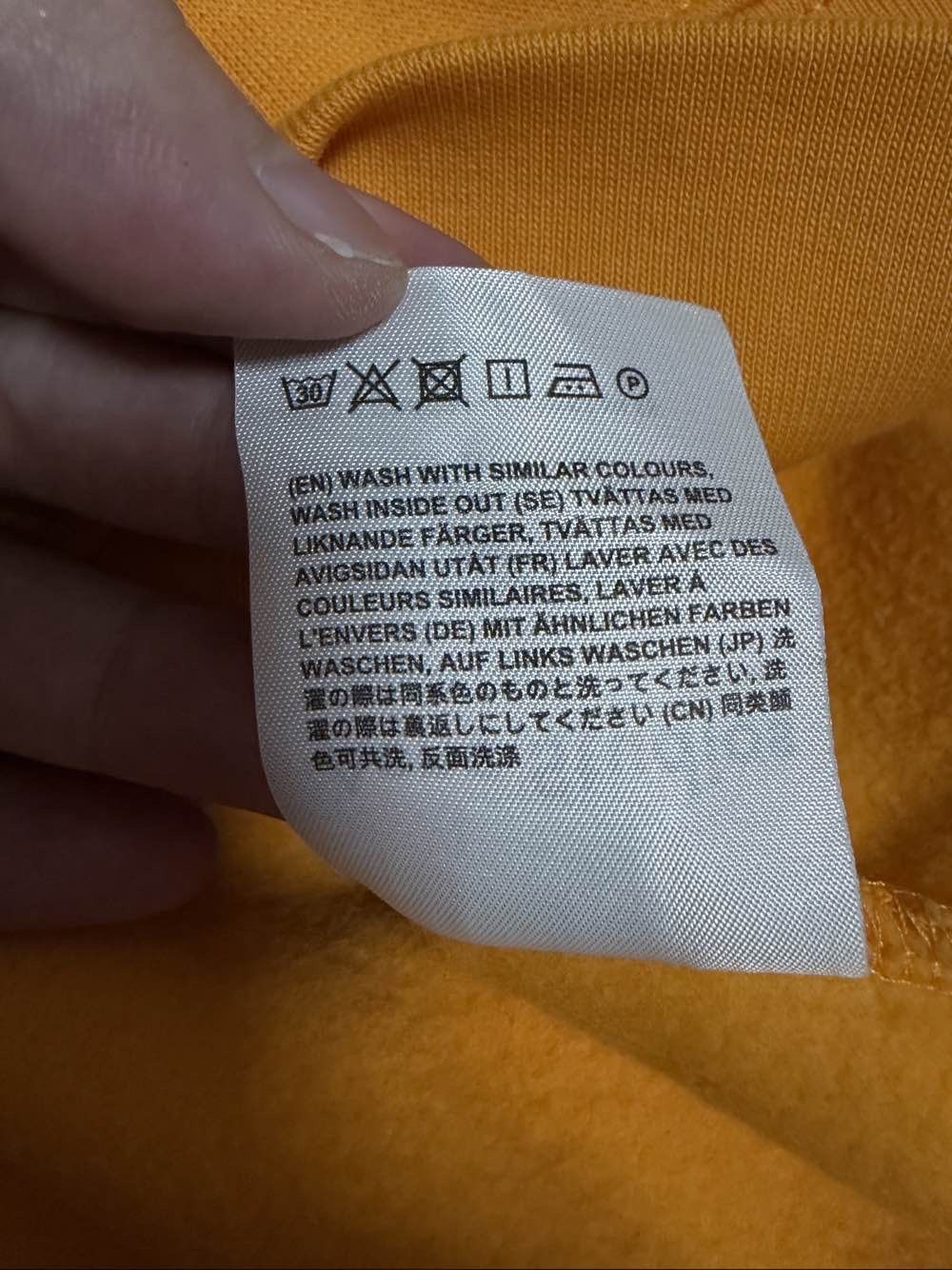 Acne Studios Acne Studios Orange Face Logo Crewneck Sweatshirt XS Size US XS / EU 42 / 0 - 6 Thumbnail