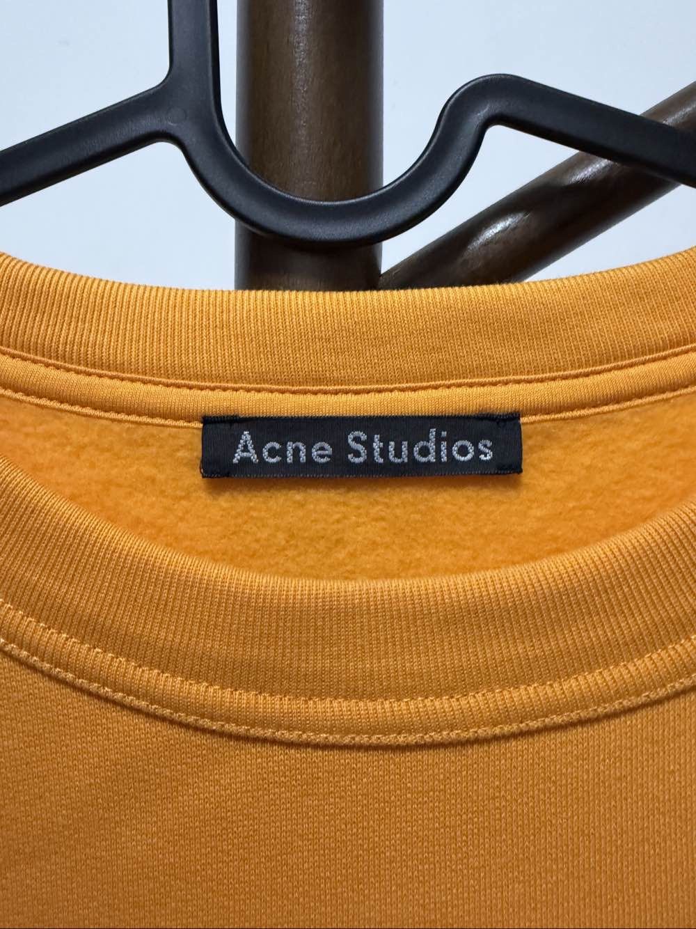 Acne Studios Acne Studios Orange Face Logo Crewneck Sweatshirt XS Size US XS / EU 42 / 0 - 3 Thumbnail