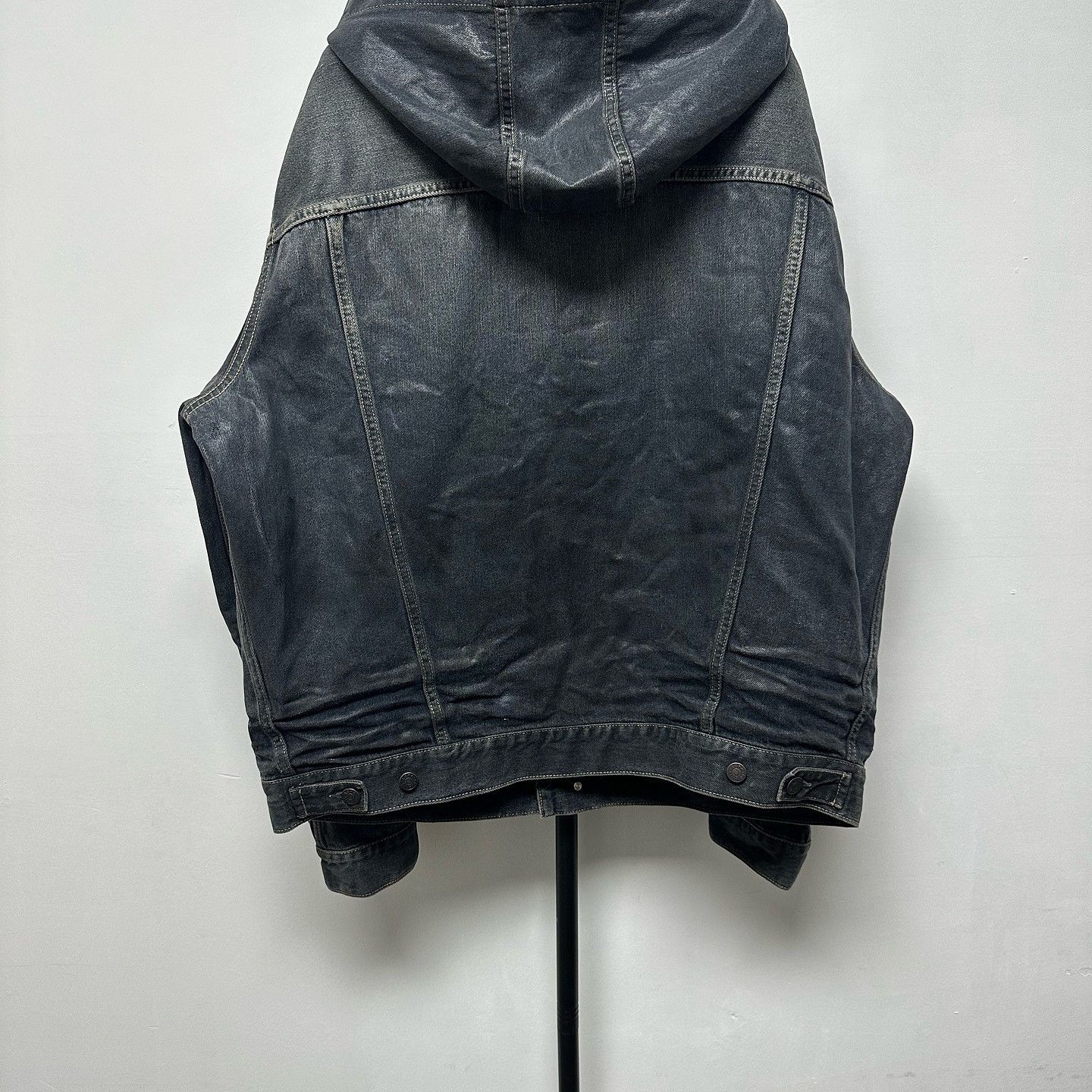 Acne Studios Acne Studios Washed Black Denim Jacket Size M Size US M / EU 48-50 / 2 - 2 Thumbnail