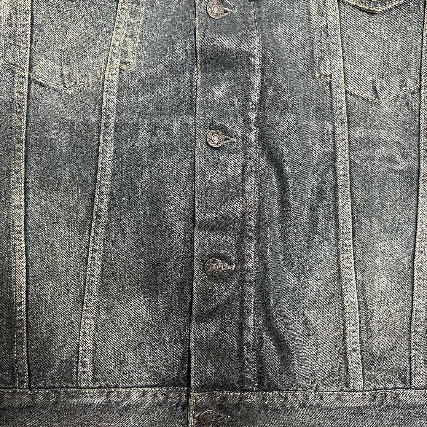 Acne Studios Acne Studios Washed Black Denim Jacket Size M Size US M / EU 48-50 / 2 - 6 Thumbnail
