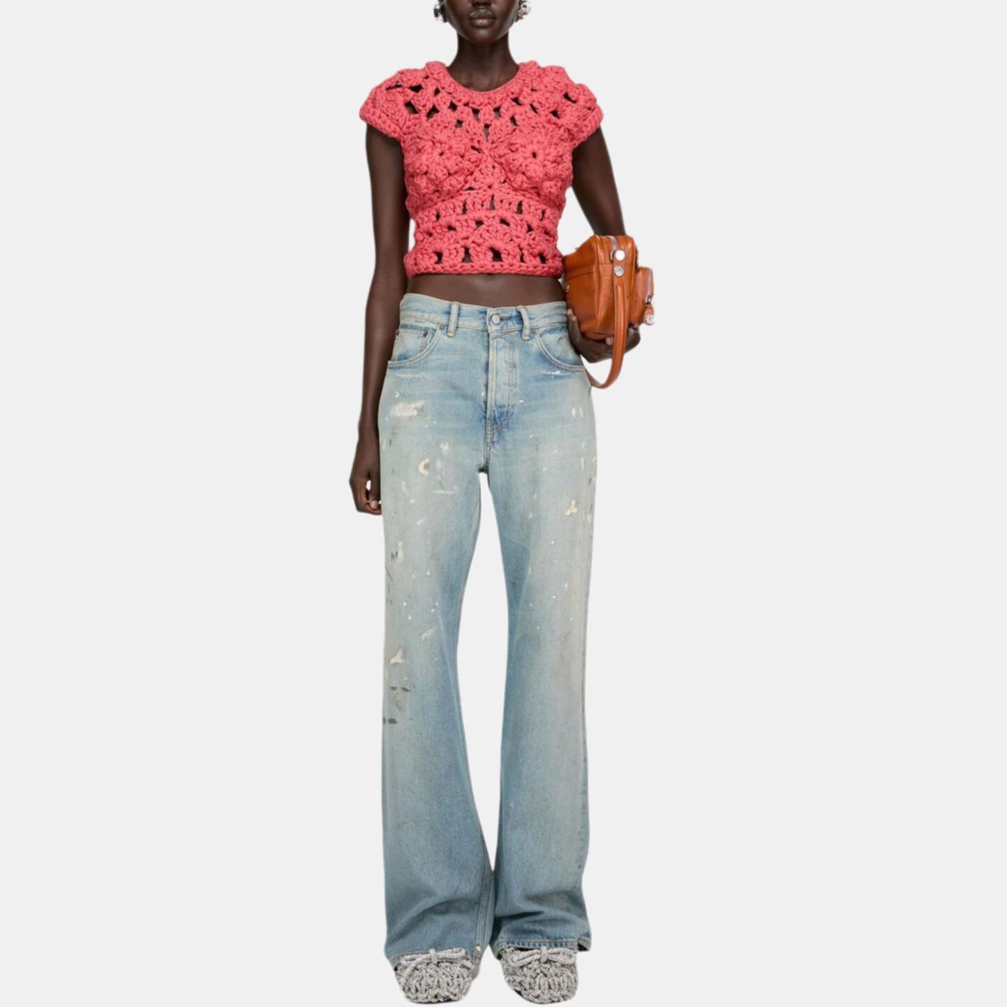 Acne Studios Acne Studios Trafalgar Paint Splatter Jeans 28 Size 28" / US 6 / IT 42 - 8 Thumbnail