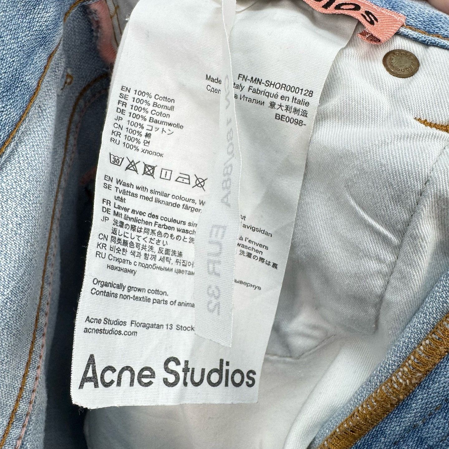 Acne Studios Acne Studios Distressed Cropped Pants Size 32 Size US 32 / EU 48 - 4 Thumbnail