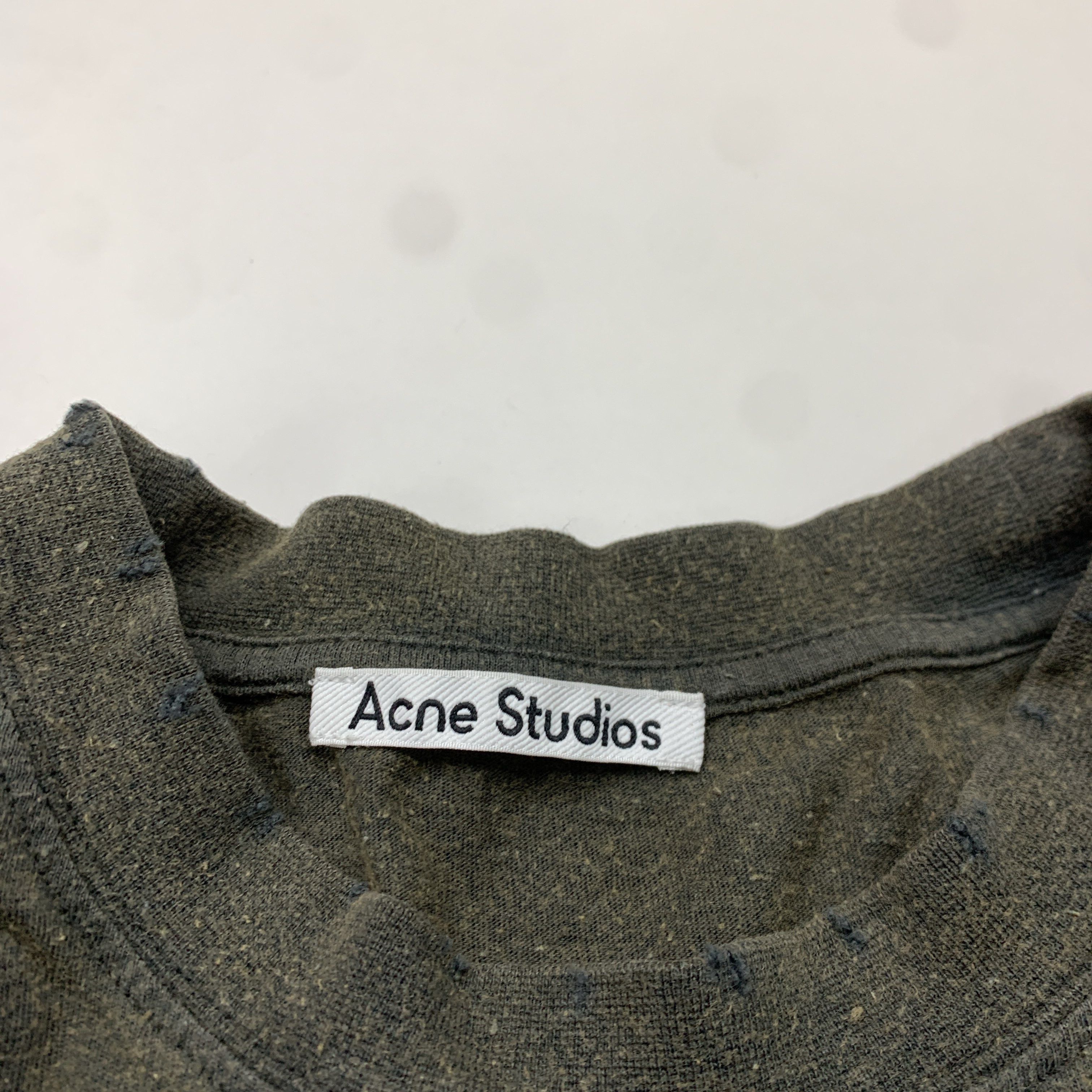 Acne Studios Acne Studios Logo Long Sleeve T-Shirt Size M Size US M / EU 48-50 / 2 - 4 Thumbnail