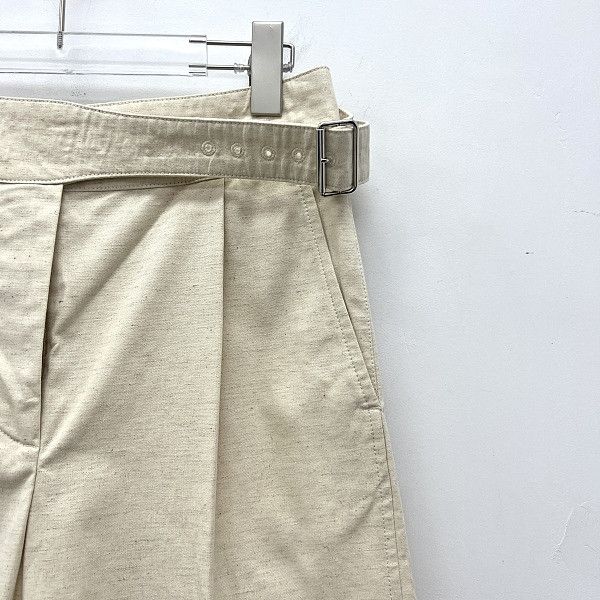 Acne Studios Acne Studios Belted Cotton Linen Shorts Size 34 Size 24" / US 00 / IT 34 - 6 Thumbnail