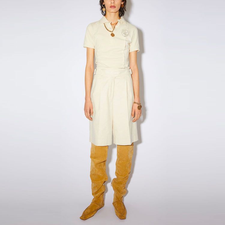 Acne Studios Acne Studios Belted Cotton Linen Shorts Size 34 Size 24" / US 00 / IT 34 - 8 Thumbnail