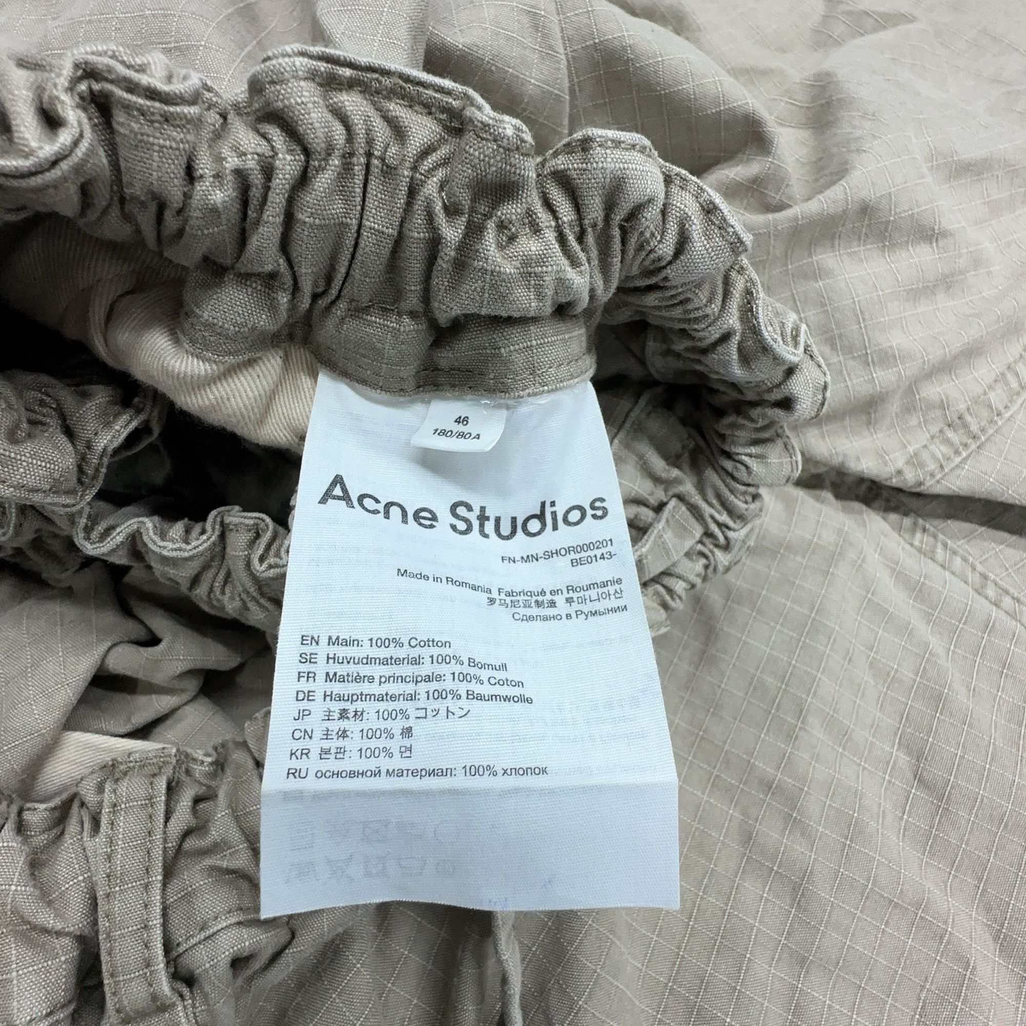 Acne Studios Acne Studios Ripstop Cargo Shorts US 30 Size US 30 / EU 46 - 3 Thumbnail