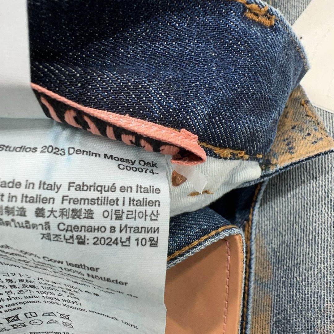 Acne Studios Acne Studios 3D Printed Denim Jeans Size 28 Size US 28 / EU 44 - 4 Thumbnail