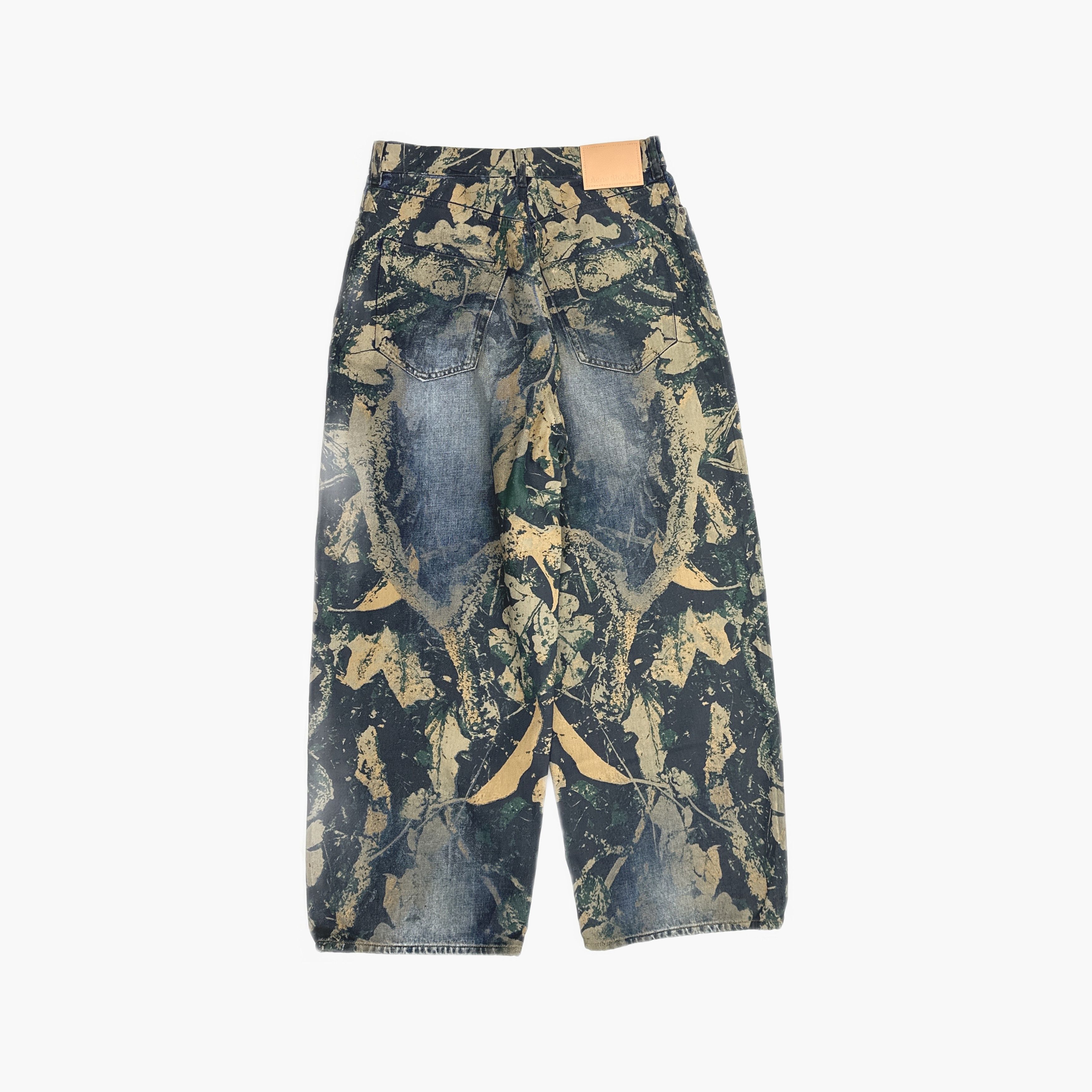 Acne Studios Acne Studios 3D Printed Denim Jeans Size 28 Size US 28 / EU 44 - 2 Thumbnail