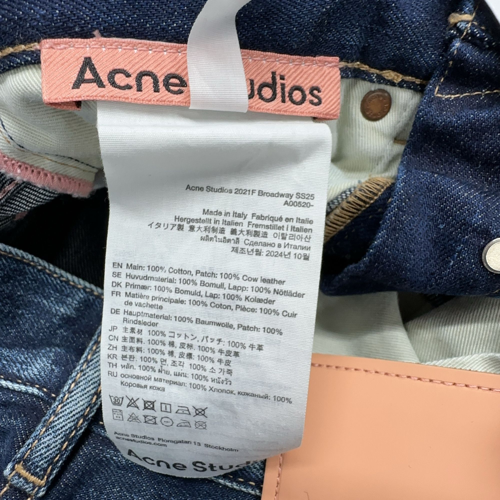 Acne Studios Acne Studios Washed Jeans Size 24/30 Size 24" / US 00 / IT 34 - 4 Thumbnail