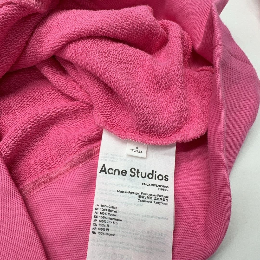 Acne Studios Acne Studios Face Patch Sweatshirt Pink Size S Size S / US 4 / IT 40 - 4 Thumbnail