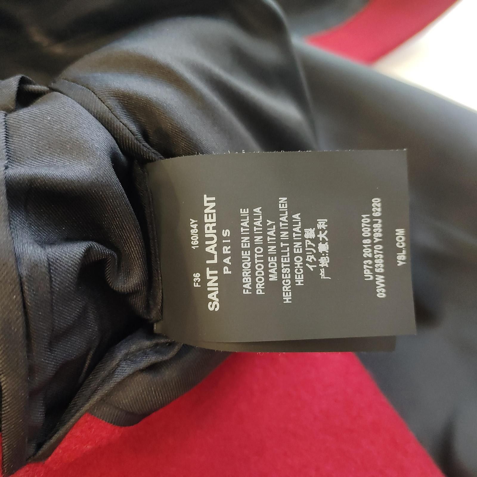 Saint Laurent Paris Saint Laurent Red Wool Double Breasted Blazer Size 36 Size XS / US 0-2 / IT 36-38 - 4 Thumbnail