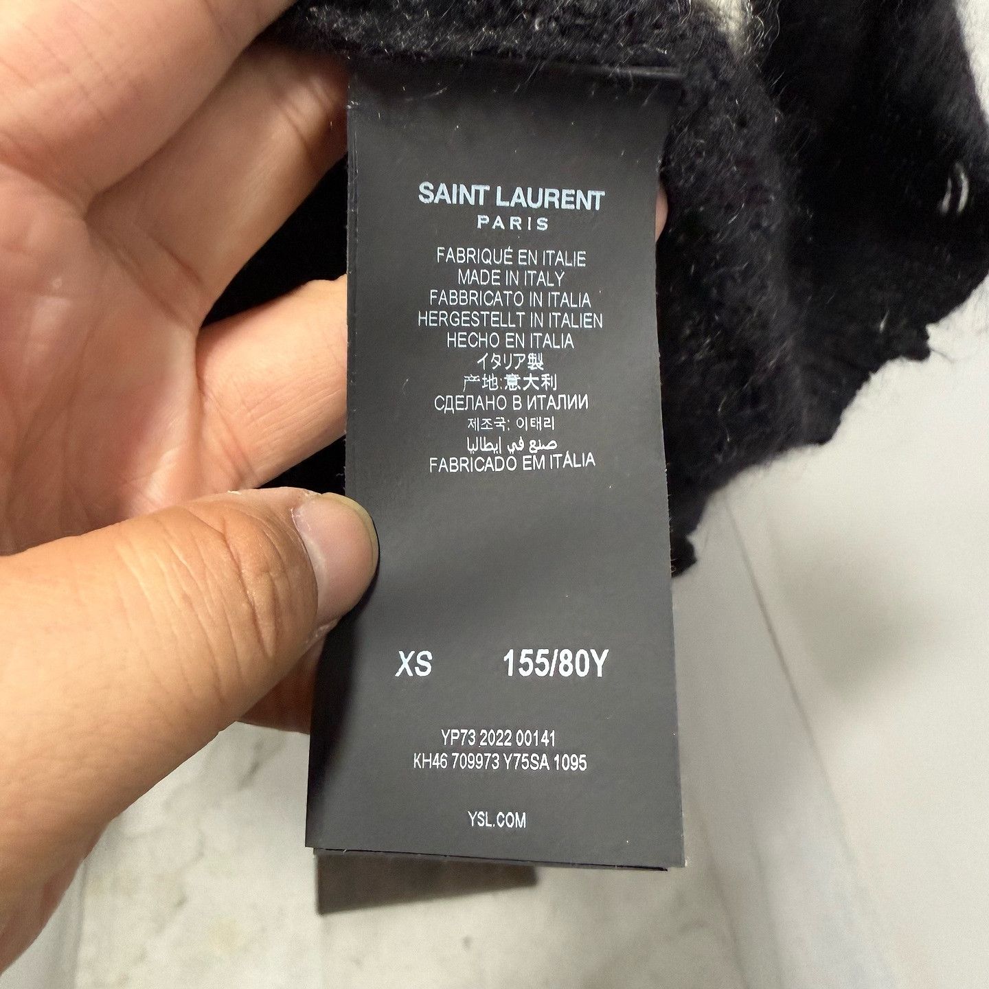 Saint Laurent Paris Saint Laurent Playboy Bunny Mohair Sweater Size XS Size XS / US 0-2 / IT 36-38 - 4 Thumbnail