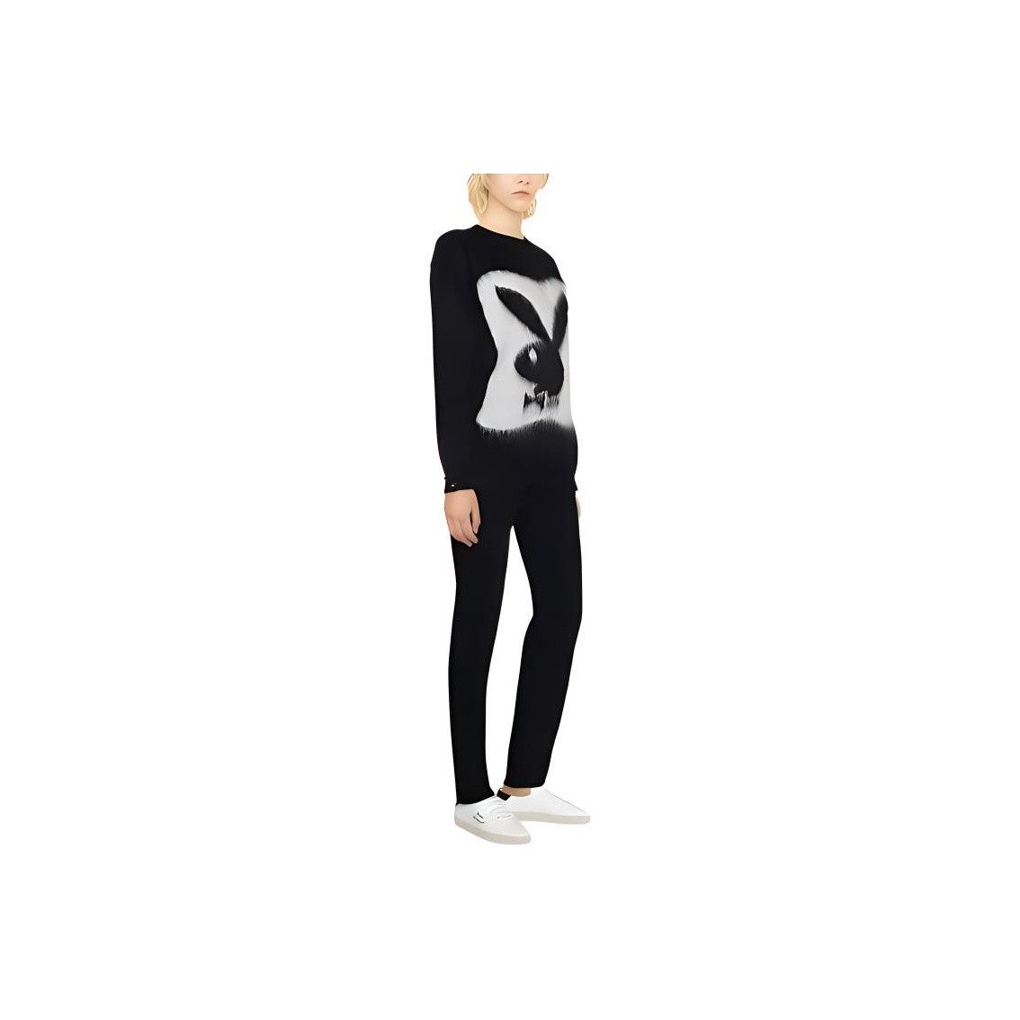 Saint Laurent Paris Saint Laurent Playboy Bunny Mohair Sweater Size XS Size XS / US 0-2 / IT 36-38 - 8 Thumbnail
