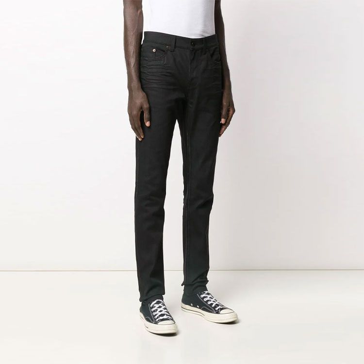 Saint Laurent Paris SAINT LAURENT D02 Black Denim Jeans Size 28 Size US 28 / EU 44 - 10 Thumbnail