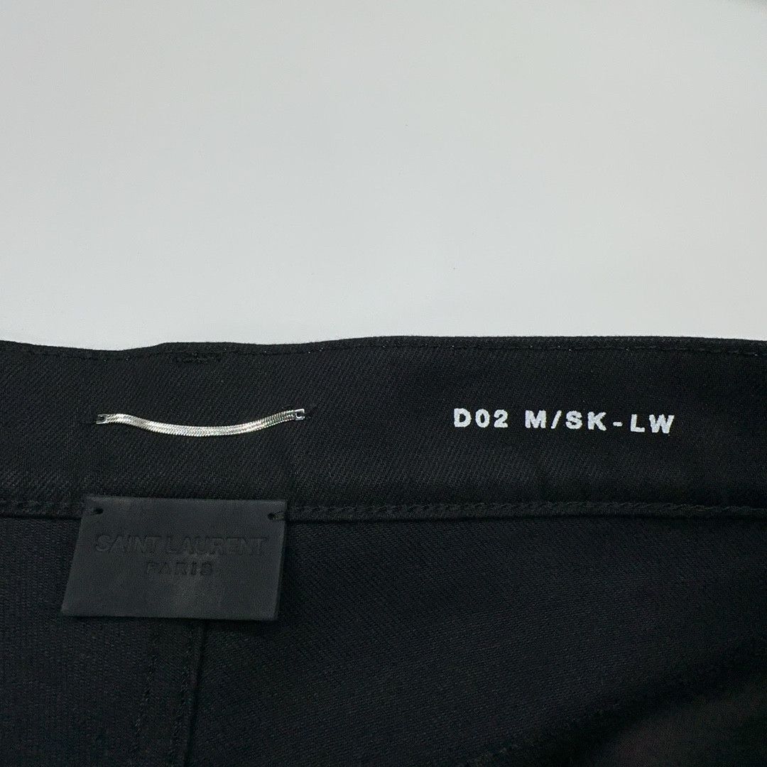 Saint Laurent Paris SAINT LAURENT D02 Black Denim Jeans Size 28 Size US 28 / EU 44 - 3 Thumbnail