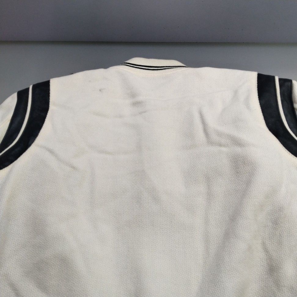 Saint Laurent Paris Saint Laurent Leather-Trim Bomber Jacket Size M Size US M / EU 48-50 / 2 - 6 Thumbnail