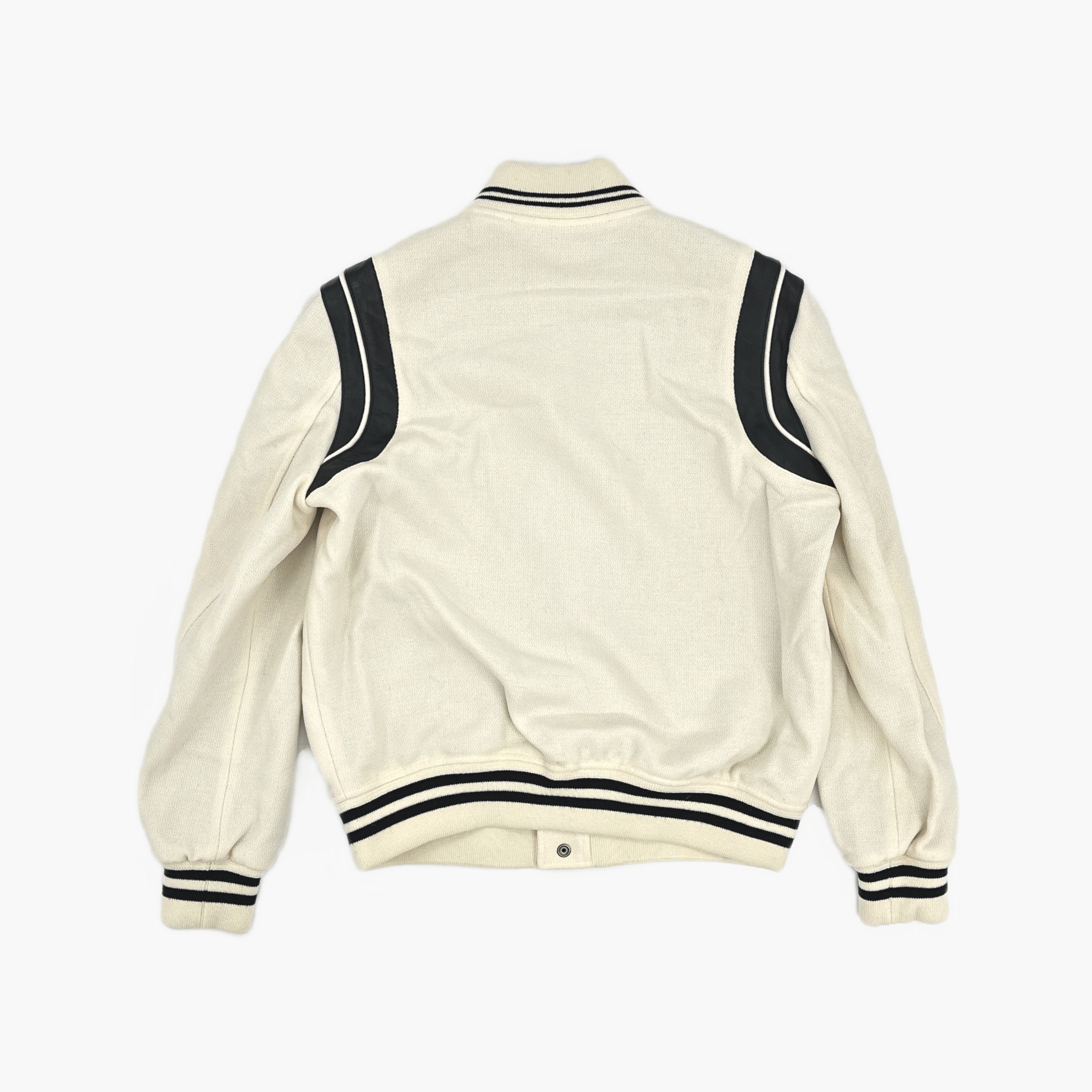Saint Laurent Paris Saint Laurent Leather-Trim Bomber Jacket Size M Size US M / EU 48-50 / 2 - 2 Thumbnail