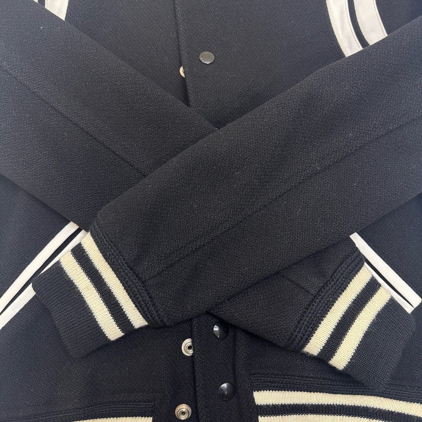 Saint Laurent Paris Saint Laurent Wool Leather Teddy Bomber Jacket Size 36 Size XS / US 0-2 / IT 36-38 - 11 Thumbnail
