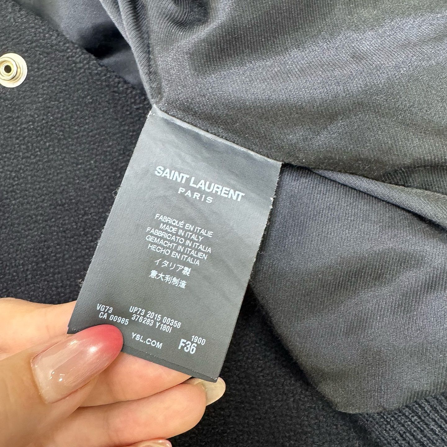 Saint Laurent Paris Saint Laurent Wool Leather Teddy Bomber Jacket Size 36 Size XS / US 0-2 / IT 36-38 - 4 Thumbnail