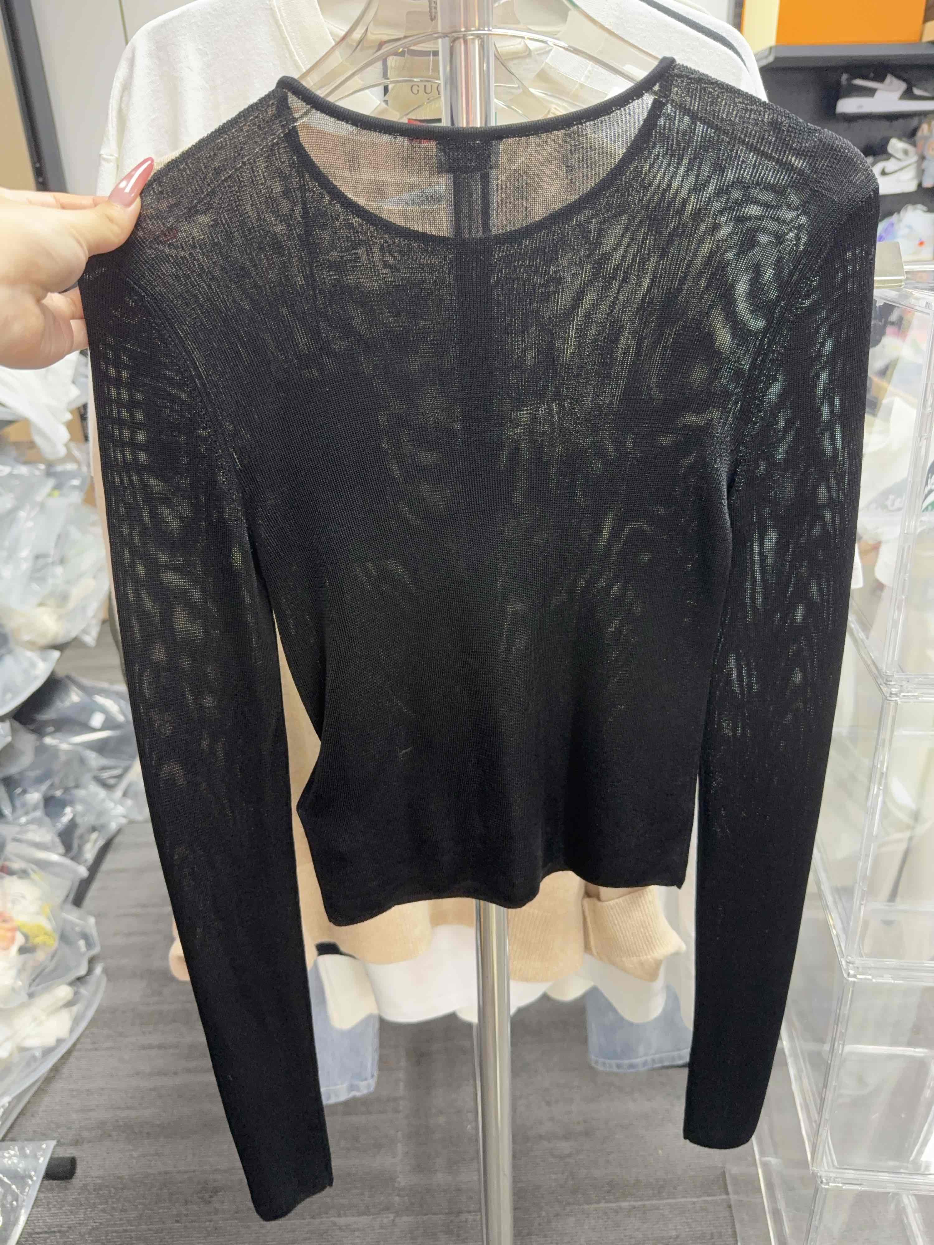 Saint Laurent Paris Saint Laurent Long Sleeve Knit Top Size M Size M / US 6-8 / IT 42-44 - 2 Thumbnail