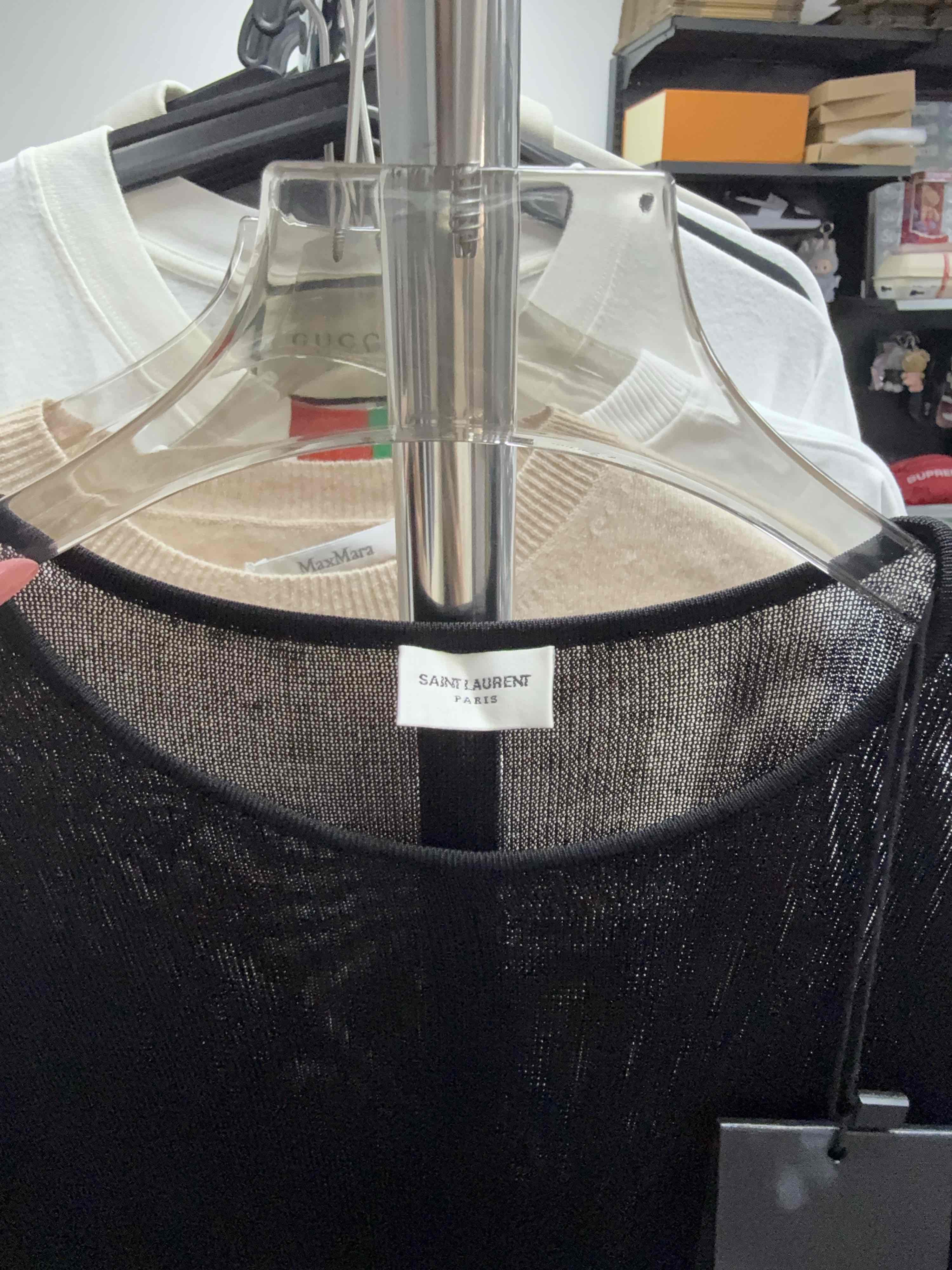 Saint Laurent Paris Saint Laurent Long Sleeve Knit Top Size M Size M / US 6-8 / IT 42-44 - 3 Thumbnail