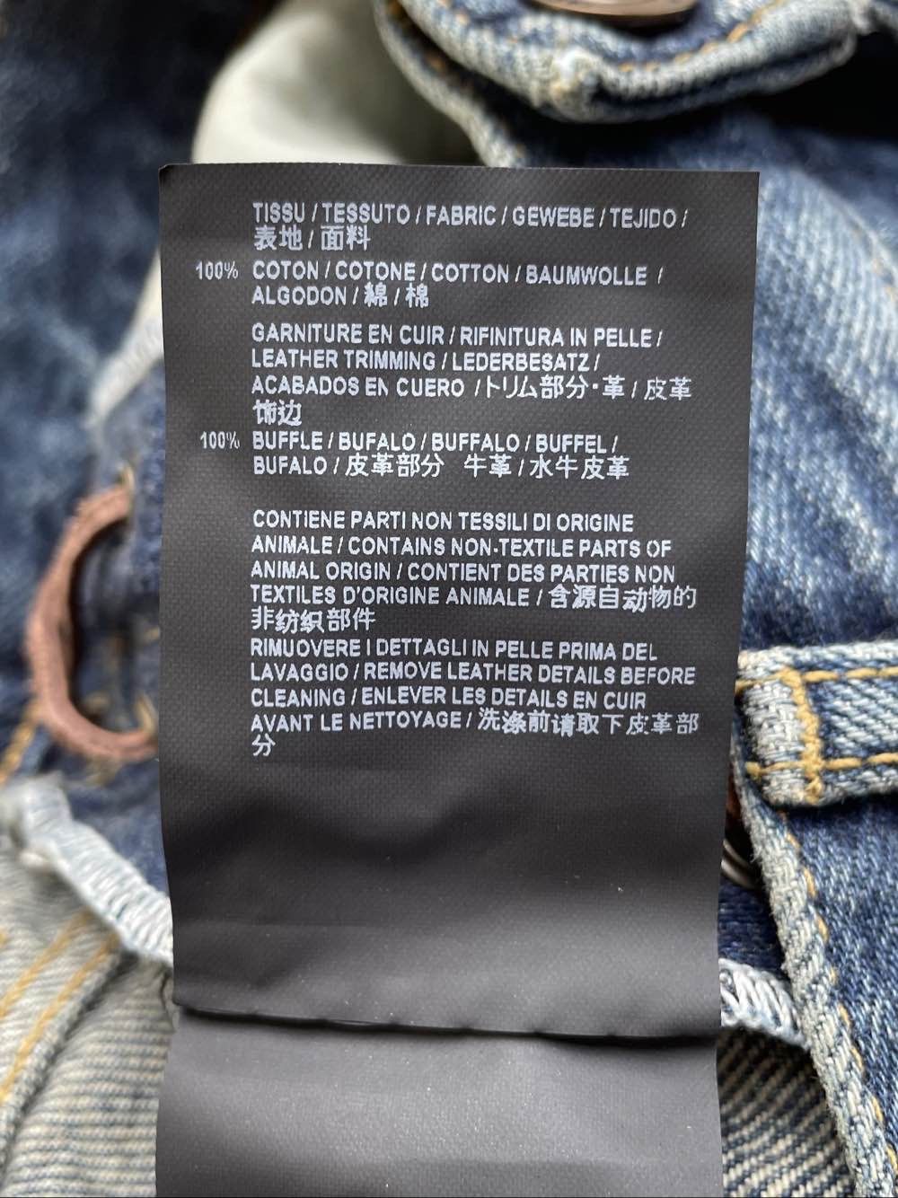 Saint Laurent Paris Saint Laurent Leather Laced Denim Shorts Size 29 Size 29" - 6 Thumbnail