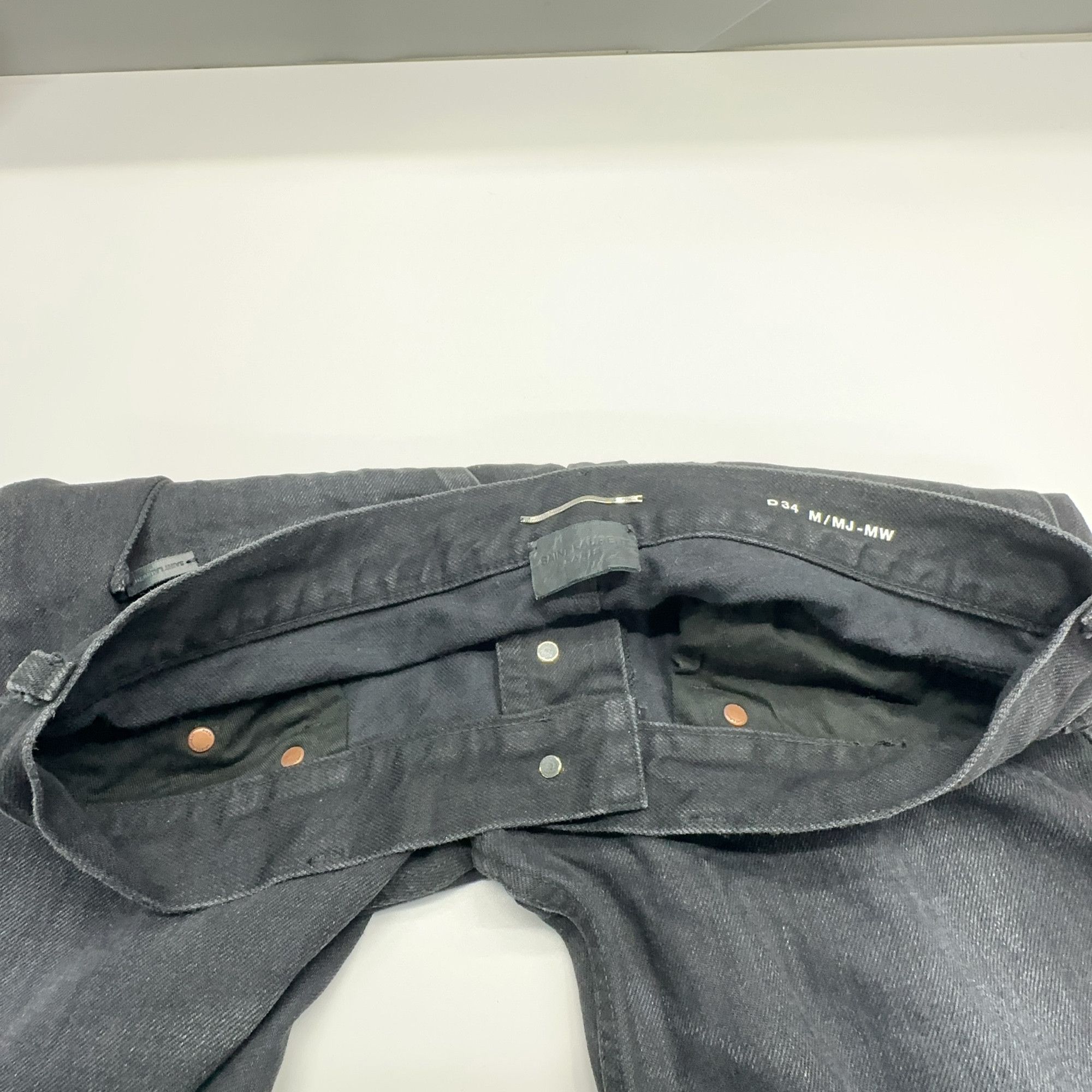 Saint Laurent Paris Saint Laurent Black Denim Jeans US 31 Size US 31 - 6 Thumbnail