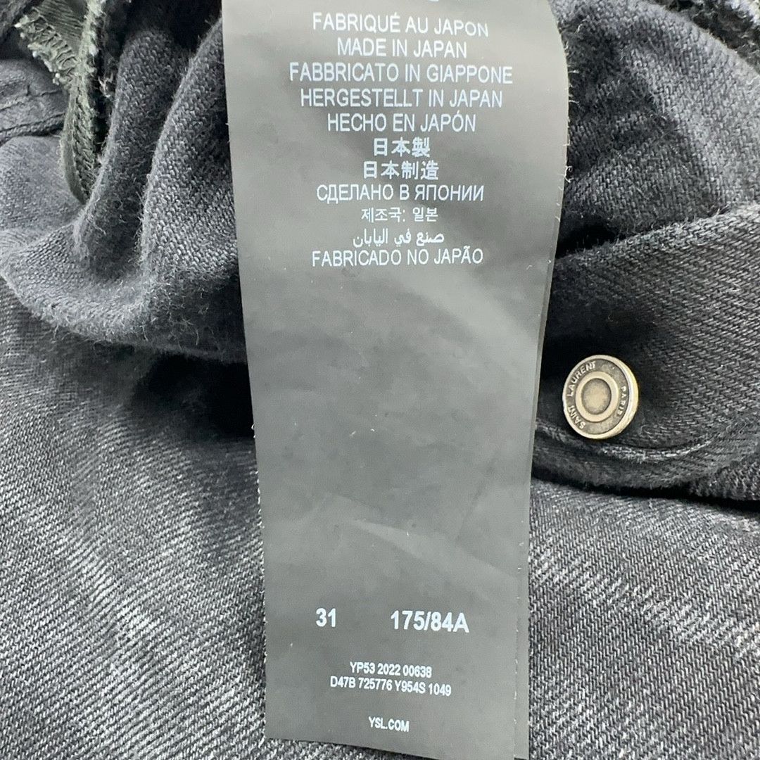 Saint Laurent Paris Saint Laurent Black Denim Jeans US 31 Size US 31 - 5 Thumbnail
