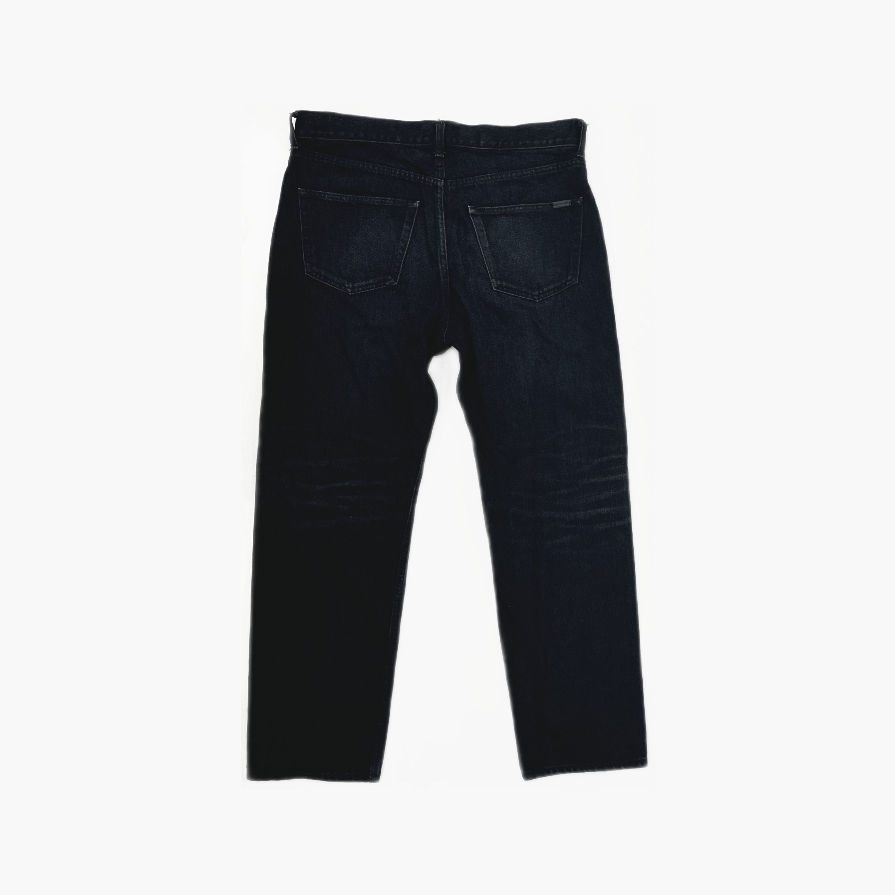 Saint Laurent Paris Saint Laurent Black Denim Jeans US 31 Size US 31 - 2 Thumbnail