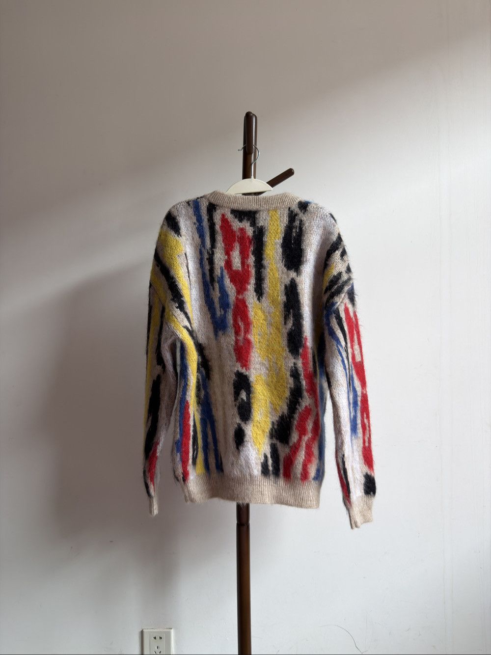 Saint Laurent Paris Saint Laurent Leopard Jacquard Mohair Sweater Size S Size US S / EU 44-46 / 1 - 2 Thumbnail