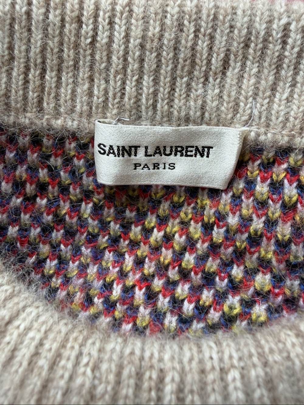 Saint Laurent Paris Saint Laurent Leopard Jacquard Mohair Sweater Size S Size US S / EU 44-46 / 1 - 3 Thumbnail