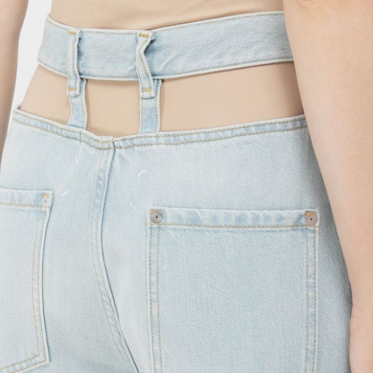Maison Margiela Maison Margiela Cut-Out Waist Jeans Size 38 Size 26" / US 2 / IT 38 - 9 Thumbnail