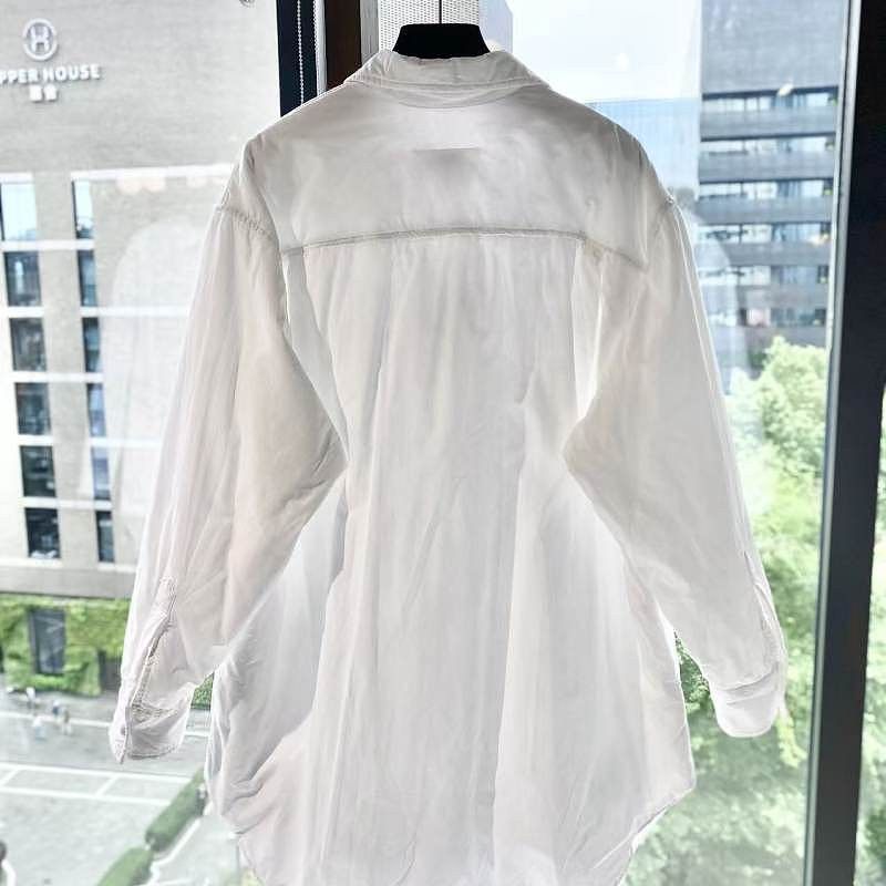 MM6 MM6 Maison Margiela White Button Up Shirt Size 36 Size XS / US 0-2 / IT 36-38 - 2 Thumbnail