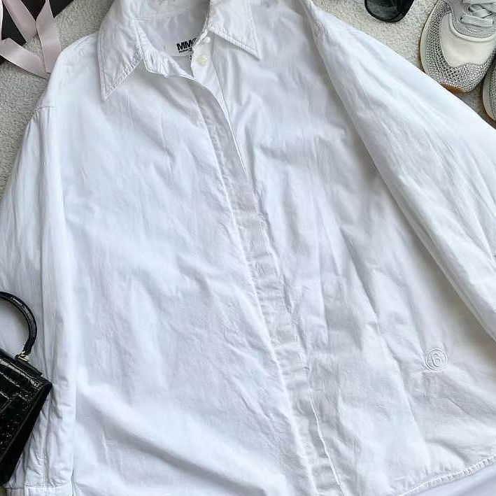 MM6 MM6 Maison Margiela White Button Up Shirt Size 36 Size XS / US 0-2 / IT 36-38 - 7 Thumbnail