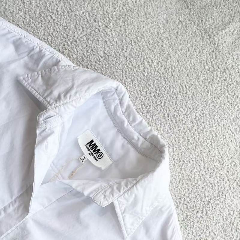 MM6 MM6 Maison Margiela White Button Up Shirt Size 36 Size XS / US 0-2 / IT 36-38 - 3 Thumbnail