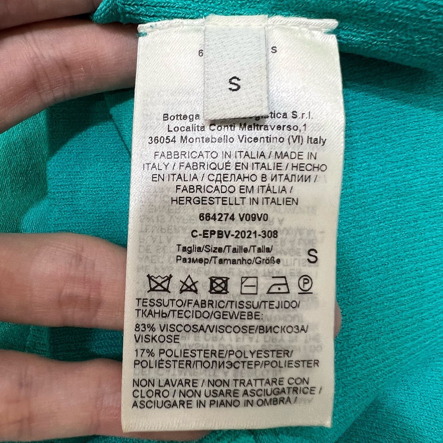 Bottega Veneta Bottega Veneta Green Turtleneck Sweater Size S Size US S / EU 44-46 / 1 - 4 Thumbnail