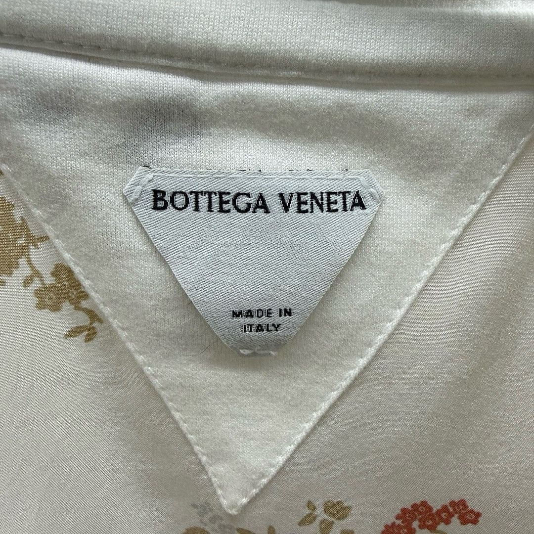 Bottega Veneta Bottega Veneta Floral Silk-Back T-Shirt Size L Size L / US 10 / IT 46 - 3 Thumbnail