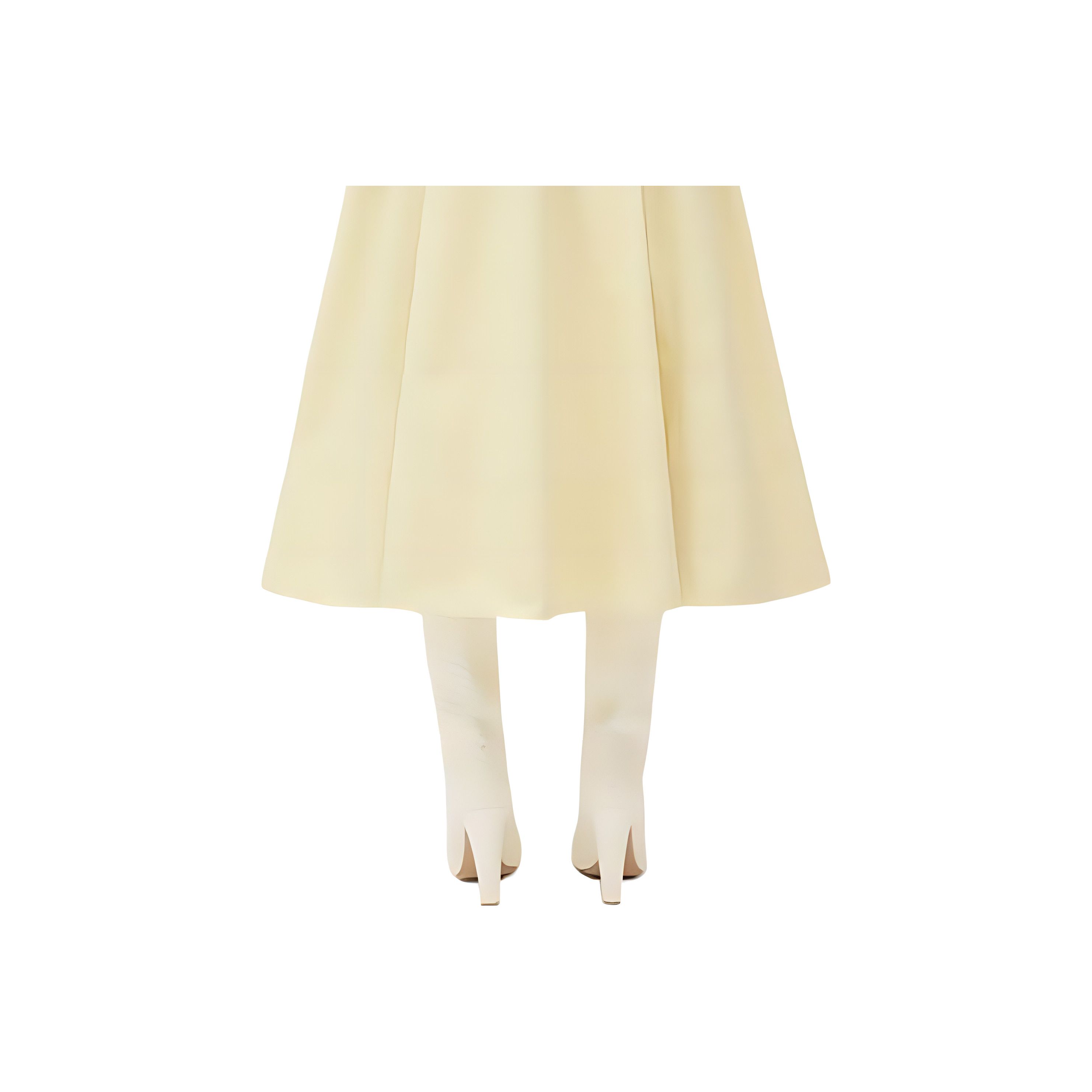 Bottega Veneta Bottega Veneta Yellow Cotton Midi Skirt Size 38 Size 26" / US 2 / IT 38 - 13 Thumbnail