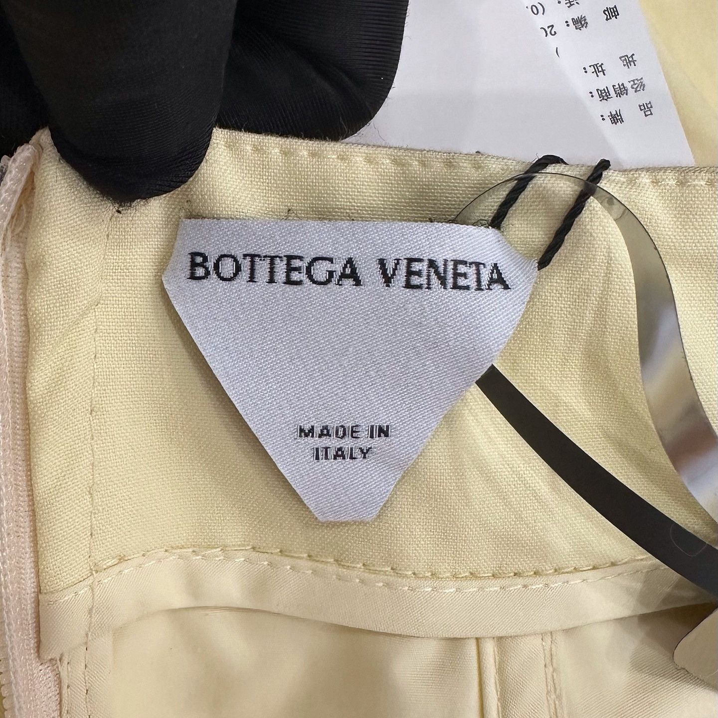 Bottega Veneta Bottega Veneta Yellow Cotton Midi Skirt Size 38 Size 26" / US 2 / IT 38 - 3 Thumbnail