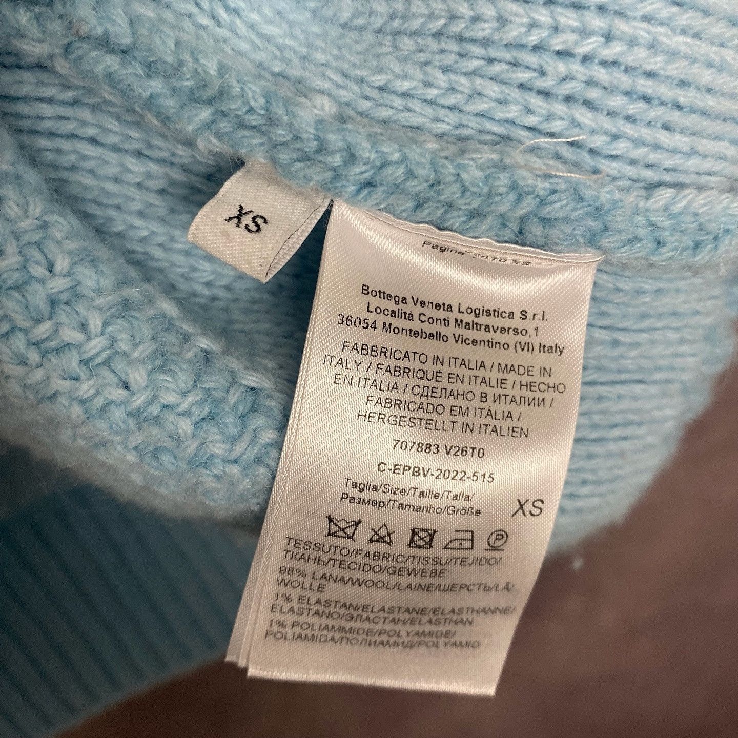 Bottega Veneta Bottega Veneta Lettering Wool Sweater Size XS Size XS / US 0-2 / IT 36-38 - 4 Thumbnail