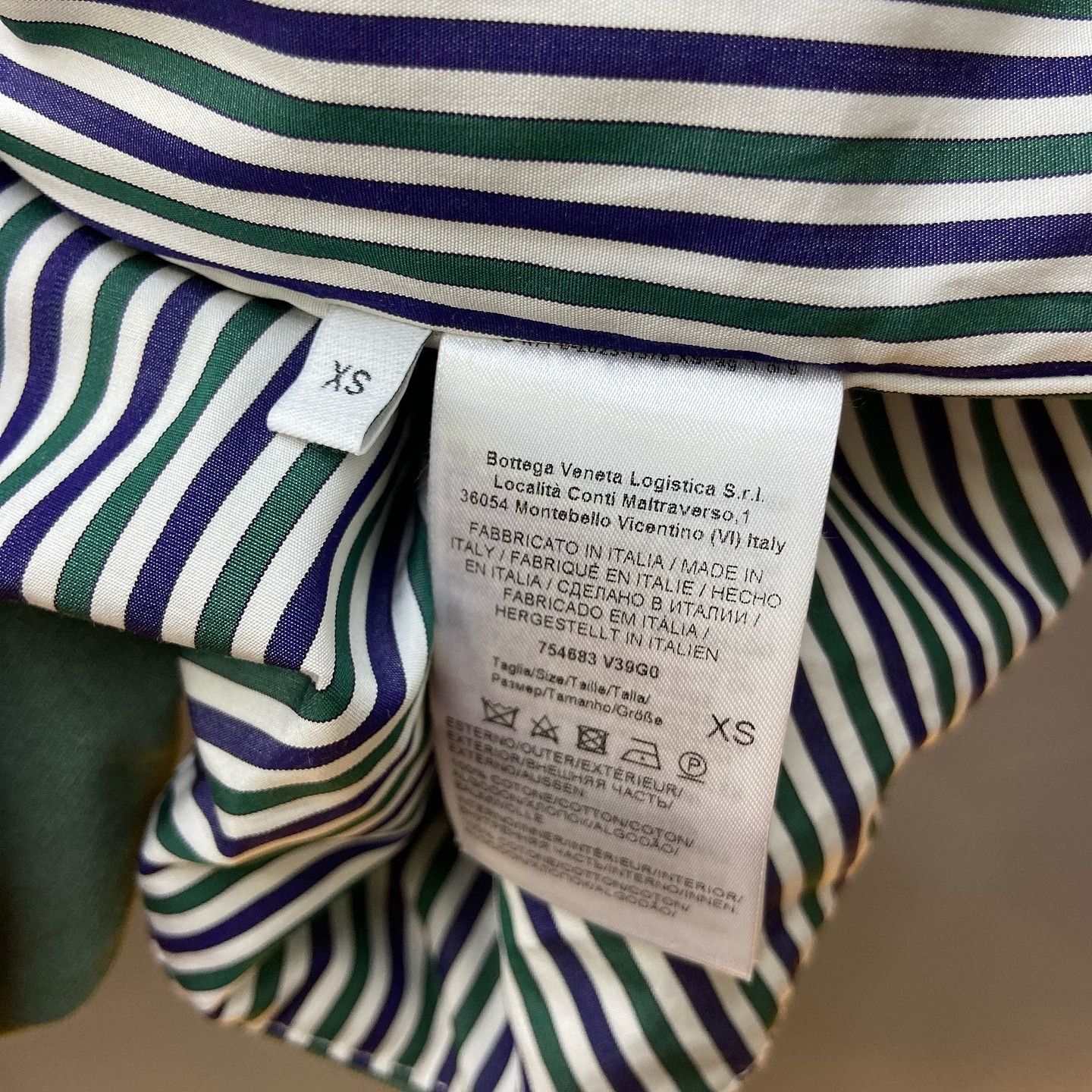 Bottega Veneta Bottega Veneta Striped Trim T-Shirt Size XS Size US XS / EU 42 / 0 - 4 Thumbnail