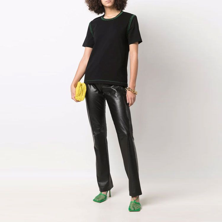 Bottega Veneta Bottega Veneta Contrast Stitching T-Shirt Size S Size S / US 4 / IT 40 - 7 Thumbnail