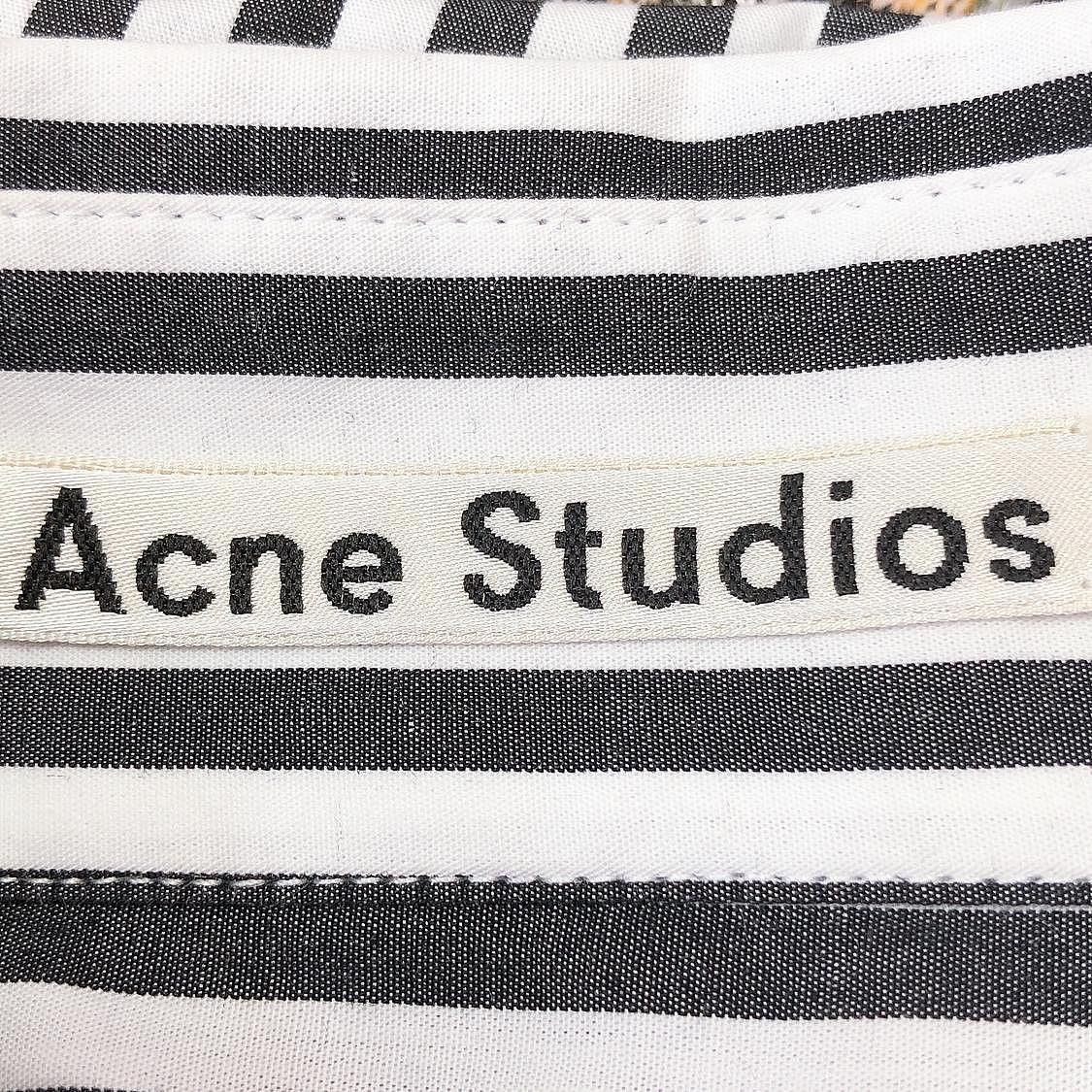 Acne Studios Acne Studios Striped Graphic Shirt Size S Size US S / EU 44-46 / 1 - 3 Thumbnail